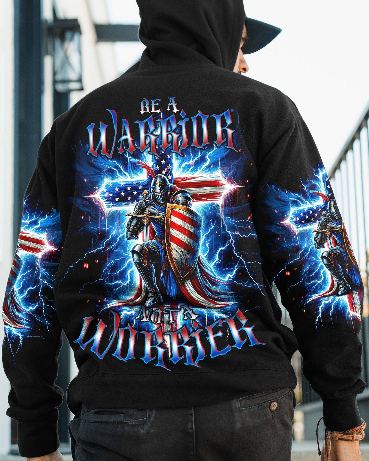 Be A Warrior Not A Worrier Men's All Over Print Shirt - Trunx344705