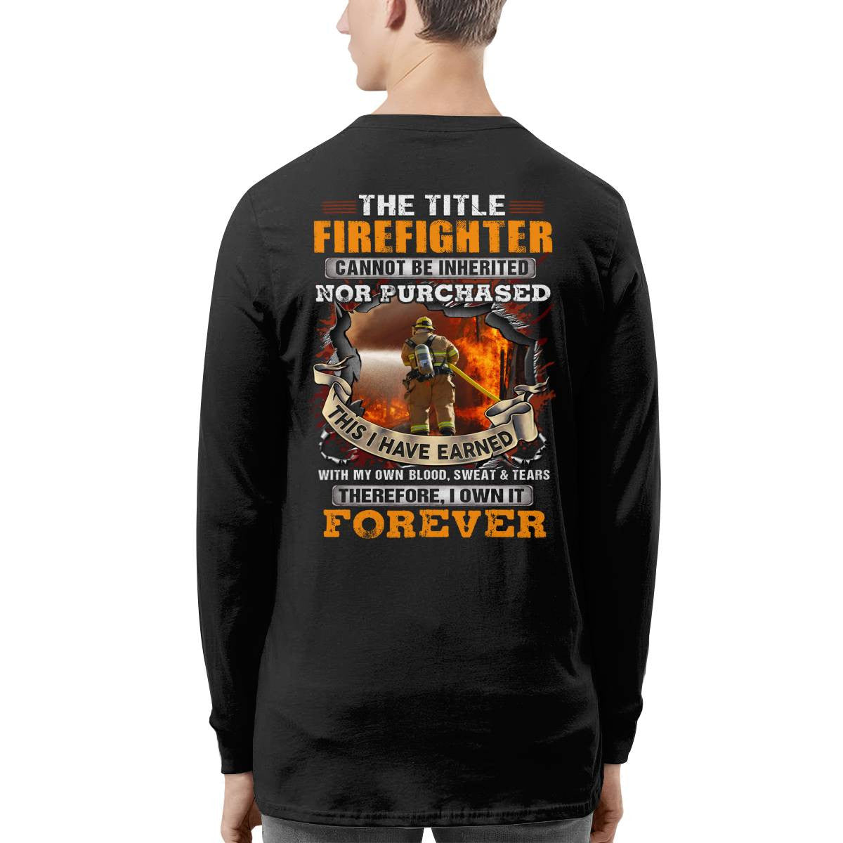 Awesome Firefighter-T-shirt - grunx260804-0152