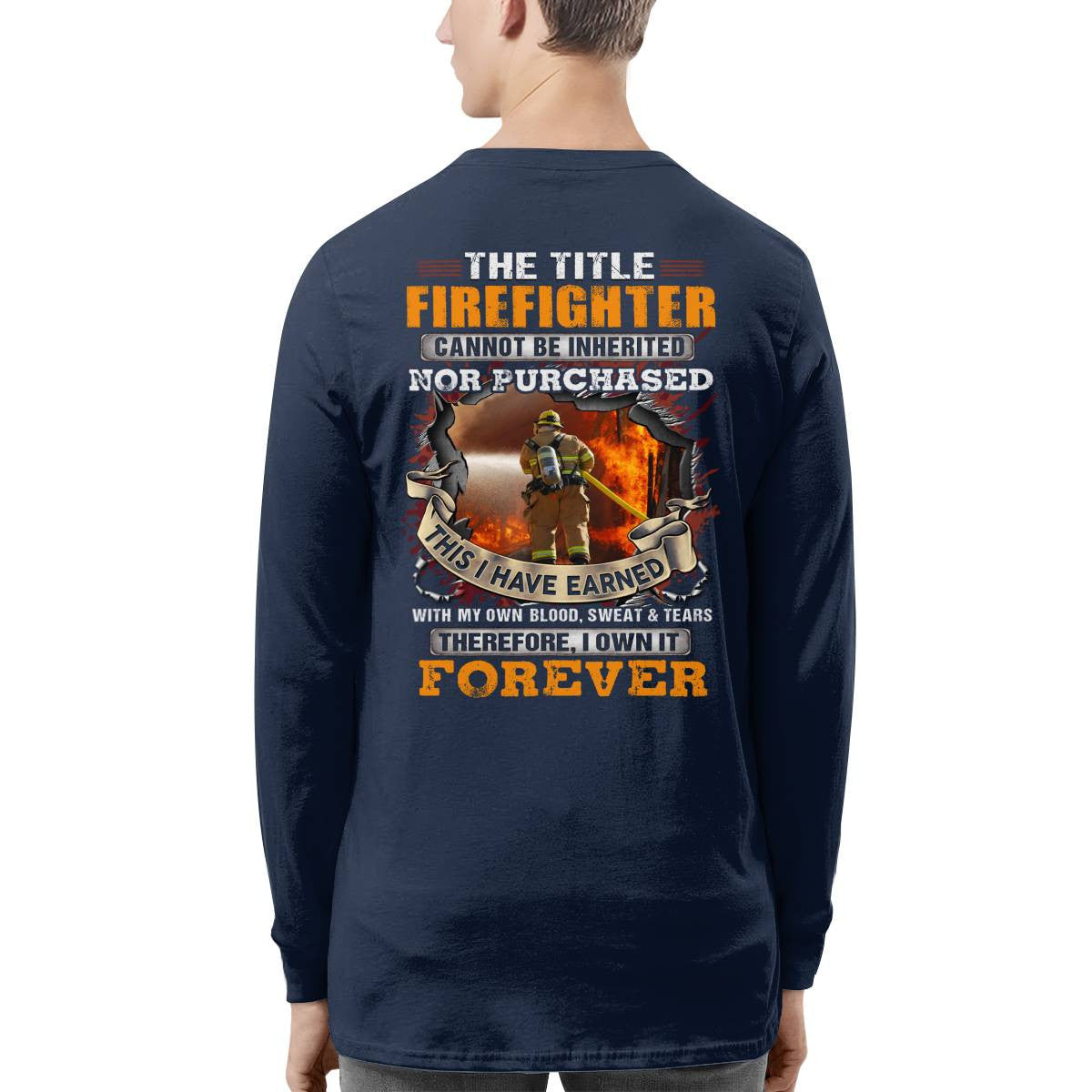 Awesome Firefighter-T-shirt - grunx260804-0152