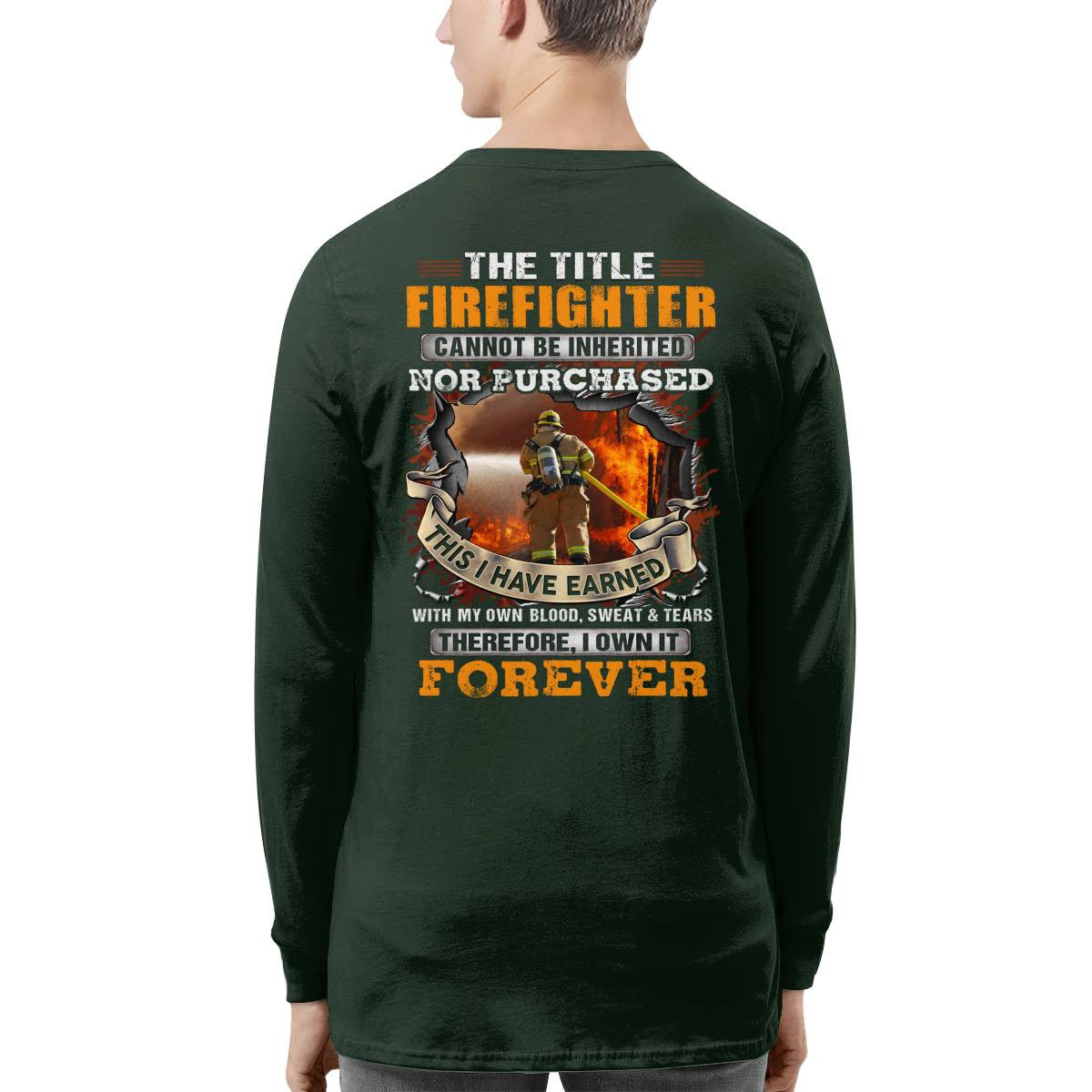 Awesome Firefighter-T-shirt - grunx260804-0152