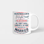 Awesome Electrician's wife-T-shirt - grunx260804-0070