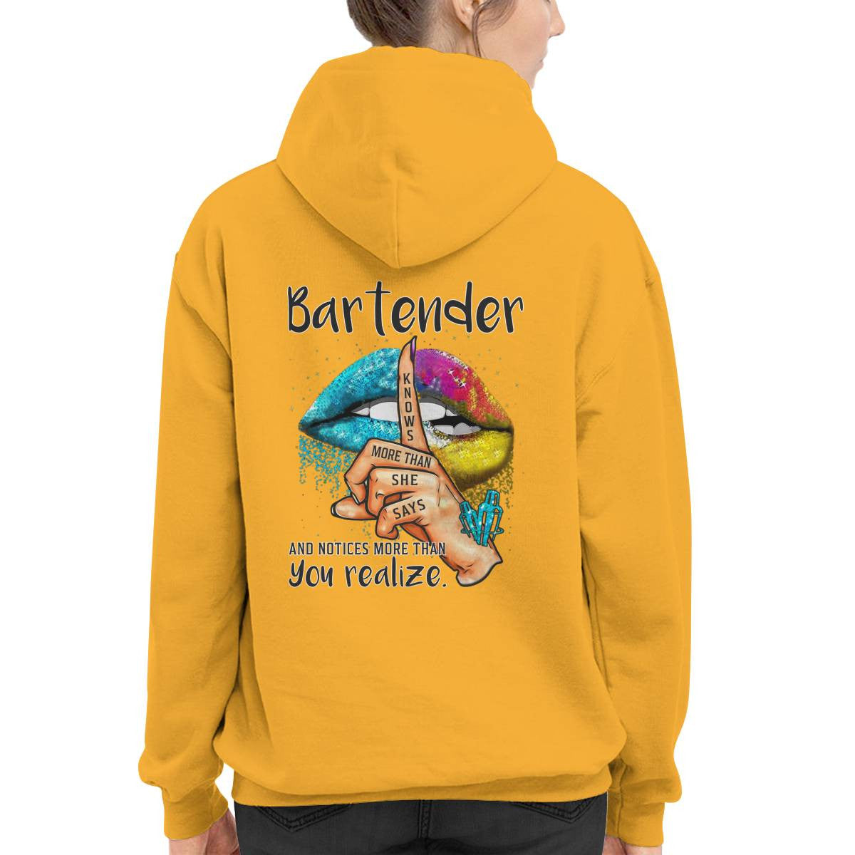 Awesome Bartender -Hoodie - grunx260804-0252