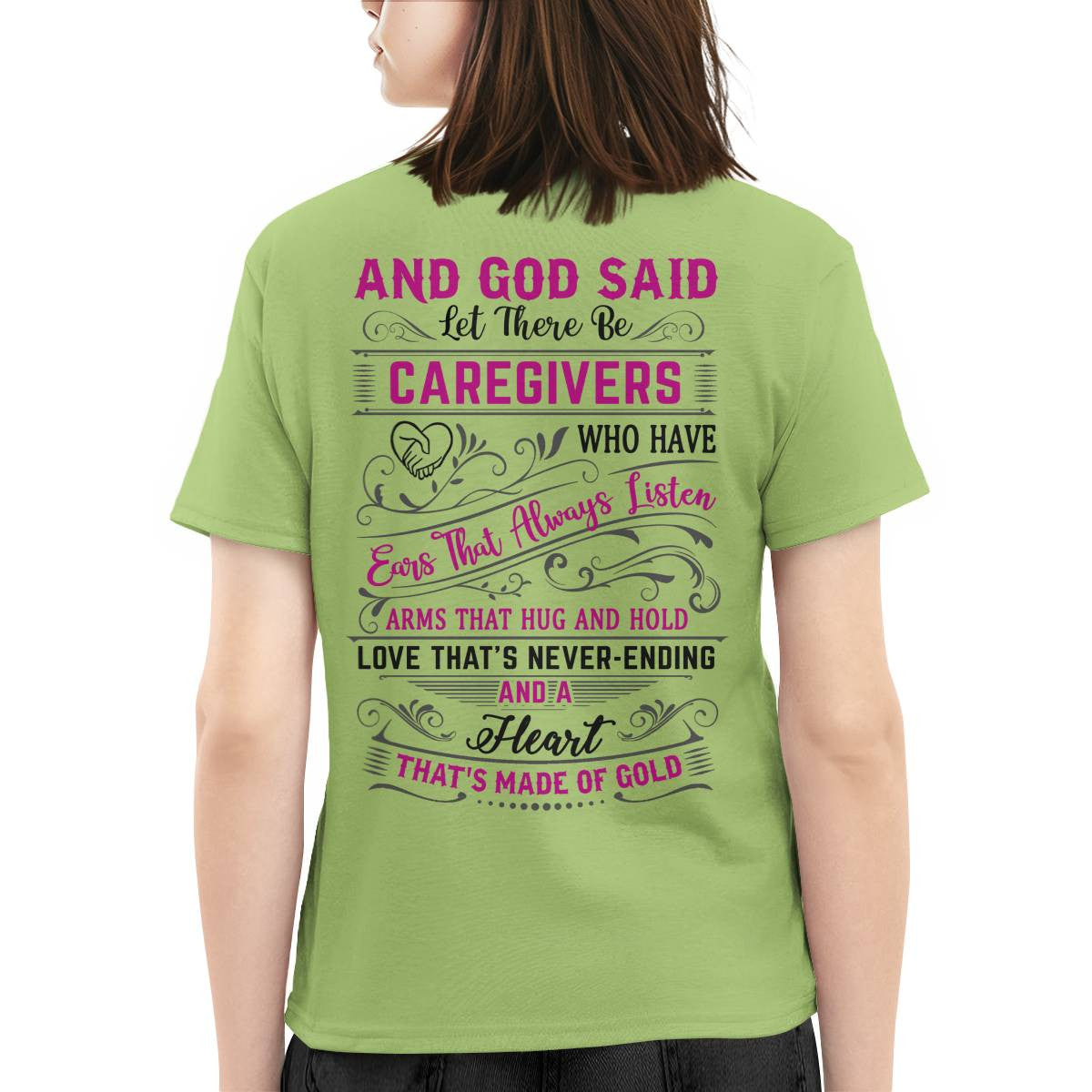 Awesome Caregiver-T-shirt-#F180724NEVEN6BCAREZ8