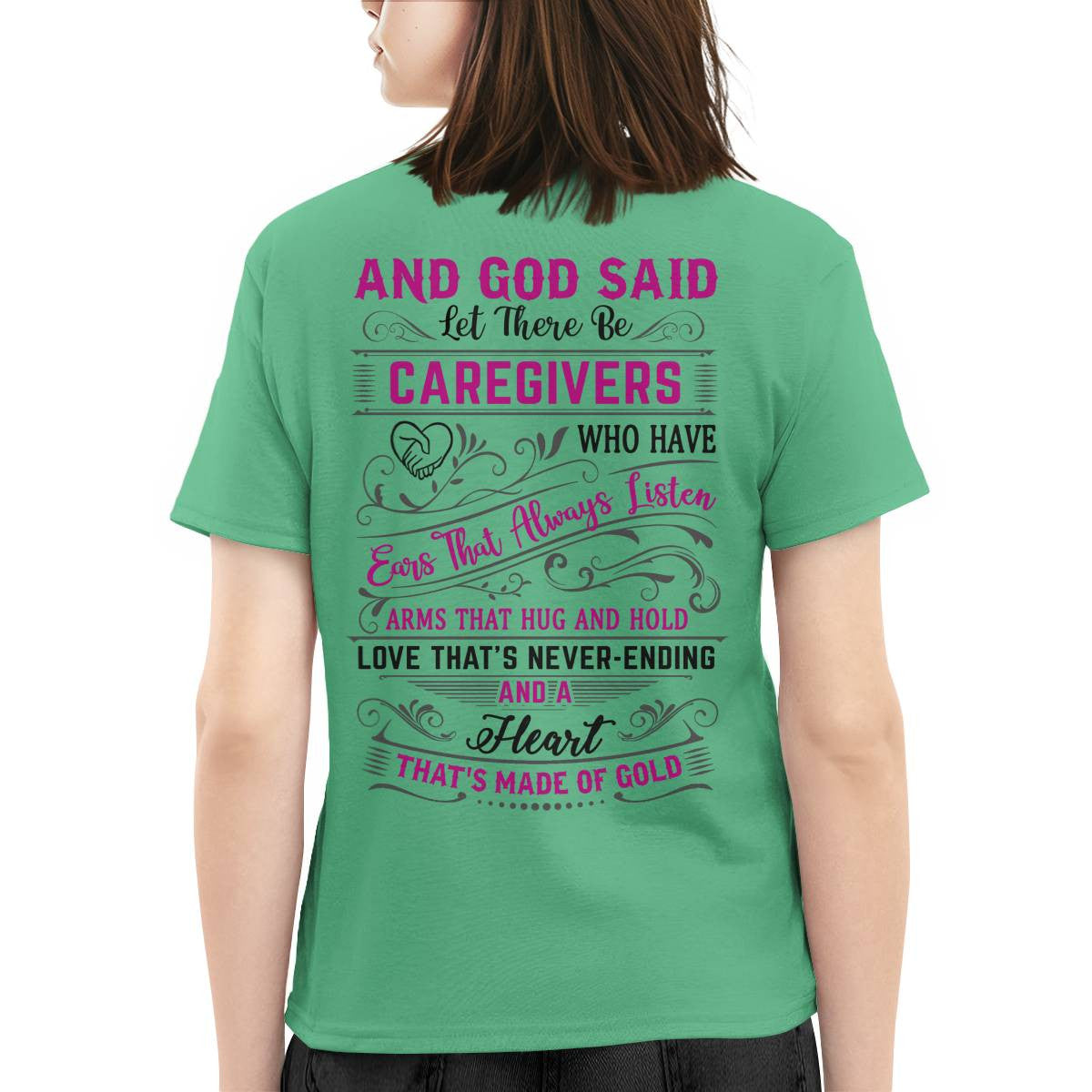 Awesome Caregiver-T-shirt-#F180724NEVEN6BCAREZ8