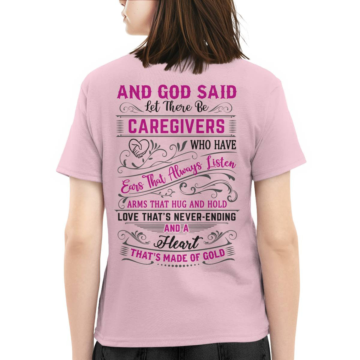 Awesome Caregiver-T-shirt-#F180724NEVEN6BCAREZ8