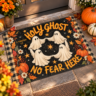Holy Ghost No Fear Here Doormat