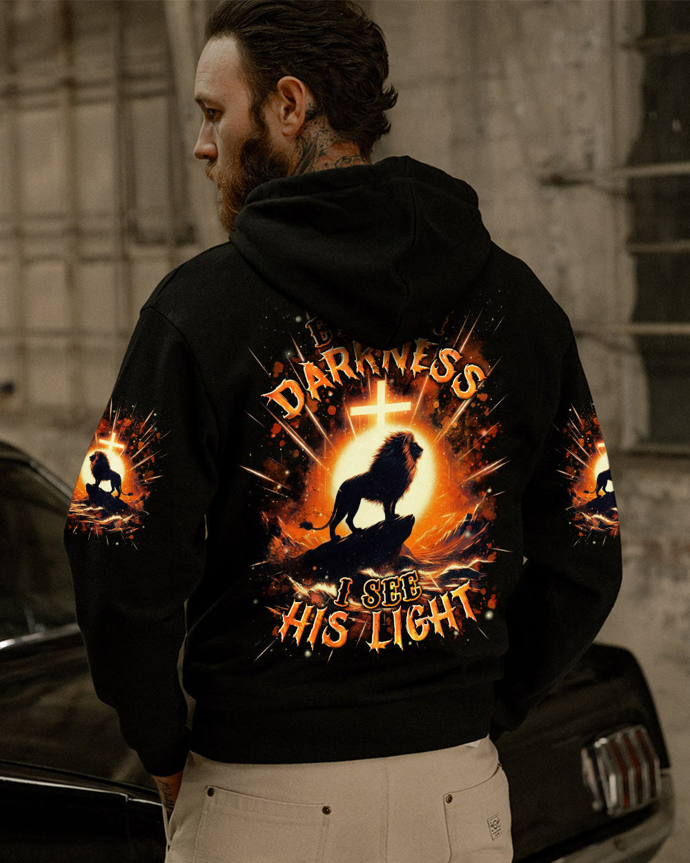 Even In The Darkness Lion Men's All Over Print Shirt - Trunx574008