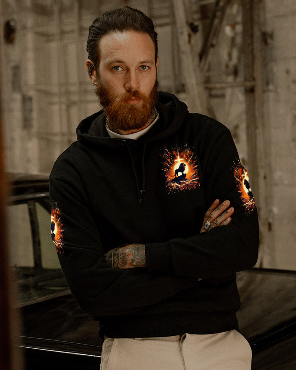 Even In The Darkness Lion Men's All Over Print Shirt - Trunx574008