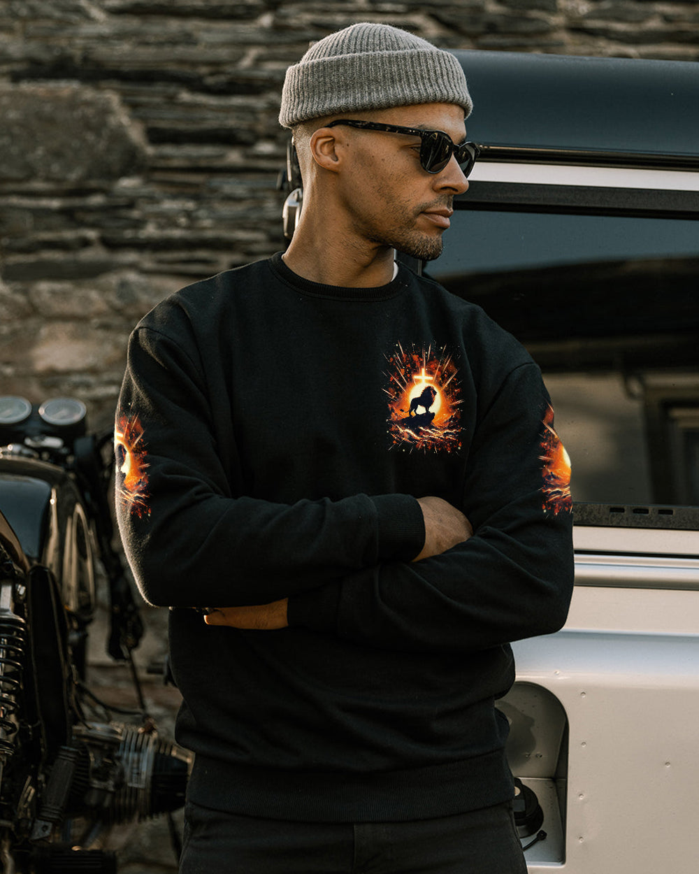 Even In The Darkness Lion Men's All Over Print Shirt - Trunx574008