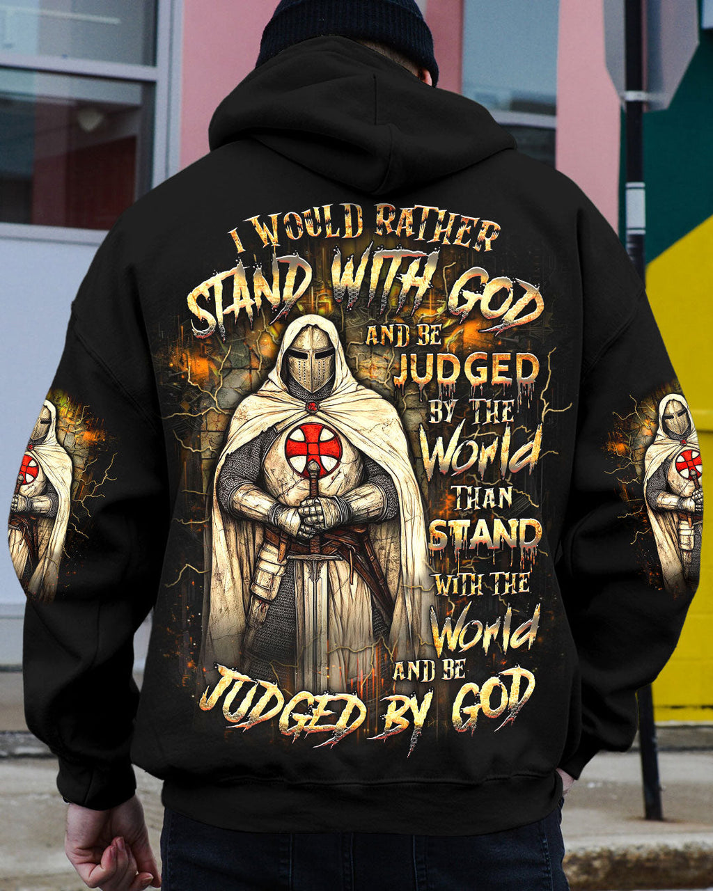 I Would Rather Stand With God Men's All Over Print Shirt - Trunx414429