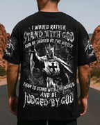 I Would Rather Stand With God Men's All Over Print Shirt - Trunx173541