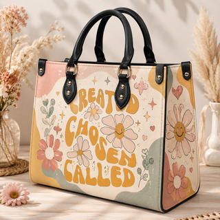 Created Chosen Called Smiley PU Leather Handbag