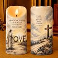 A Lot Can Happen in a Week Personalized Flameless LED Candle