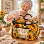 Artistic Patterns Personalized Quilted Storage Basket