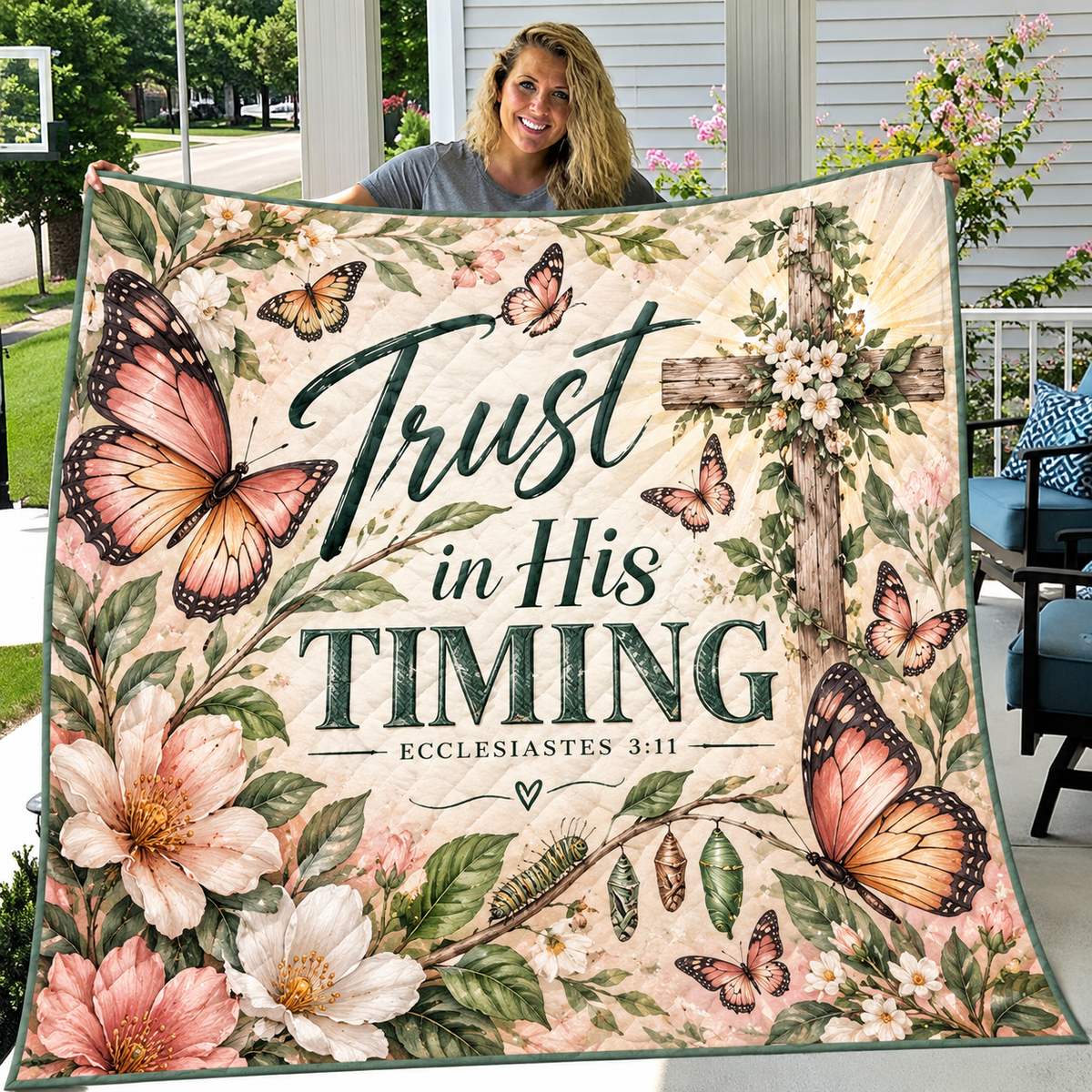 Trust In His Timing Quilt