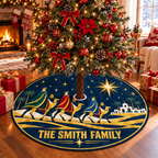 Three Wise Men Personalized Christmas Tree Skirt