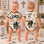The Lord Is My Shepherd Lamb Baby Bodysuit