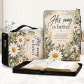 His Way Is Better White Daisy Proverbs Bible Cover