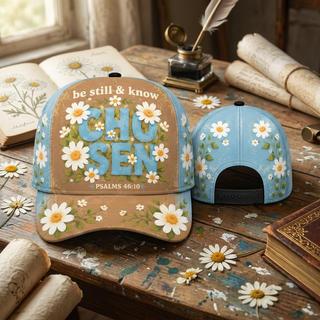 Chosen Be Still And Know Daisy Classic Cap