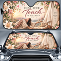 Just One Touch Faith Car Sun Shade
