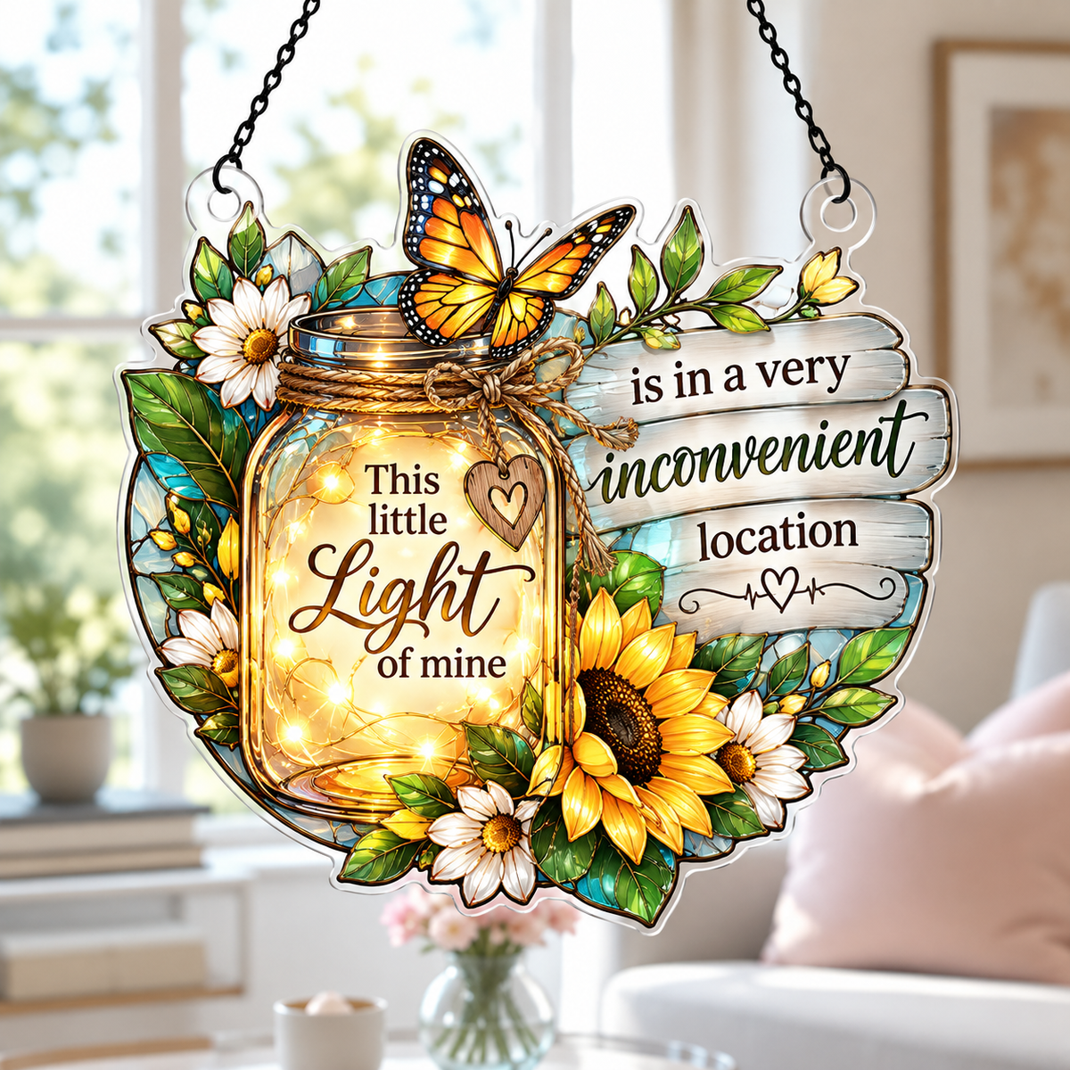 This Little Light Of Mine Acrylic Suncatcher