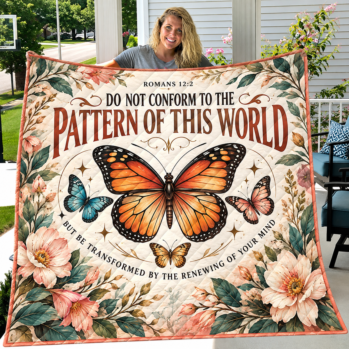 Do Not Conform To The Pattern Of This World Quilt