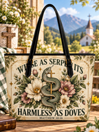 Wise as Serpents Floral Saddle Bag