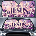 Jesus The Way Truth Life Car Sun Shade