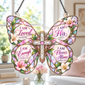 I Am Loved His Enough Acrylic Suncatcher