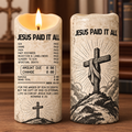 Jesus Paid It All Flameless LED Candle