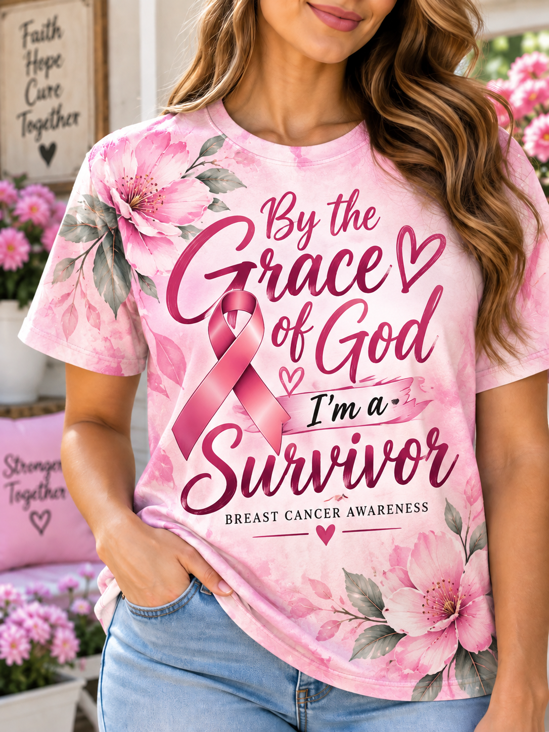 By The Grace Of God Survivor T-Shirt