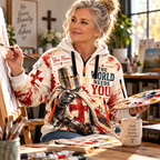 Vintage Knight Personalized Half-Zip Hoodie