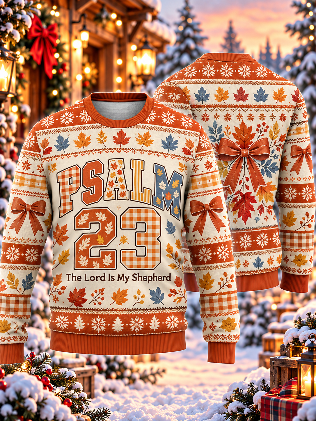 Psalm 23 The Lord Is My Shepherd Ugly Sweater