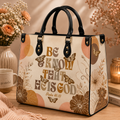 Be Still And Know That He Is God Butterfly PU Leather Handbag