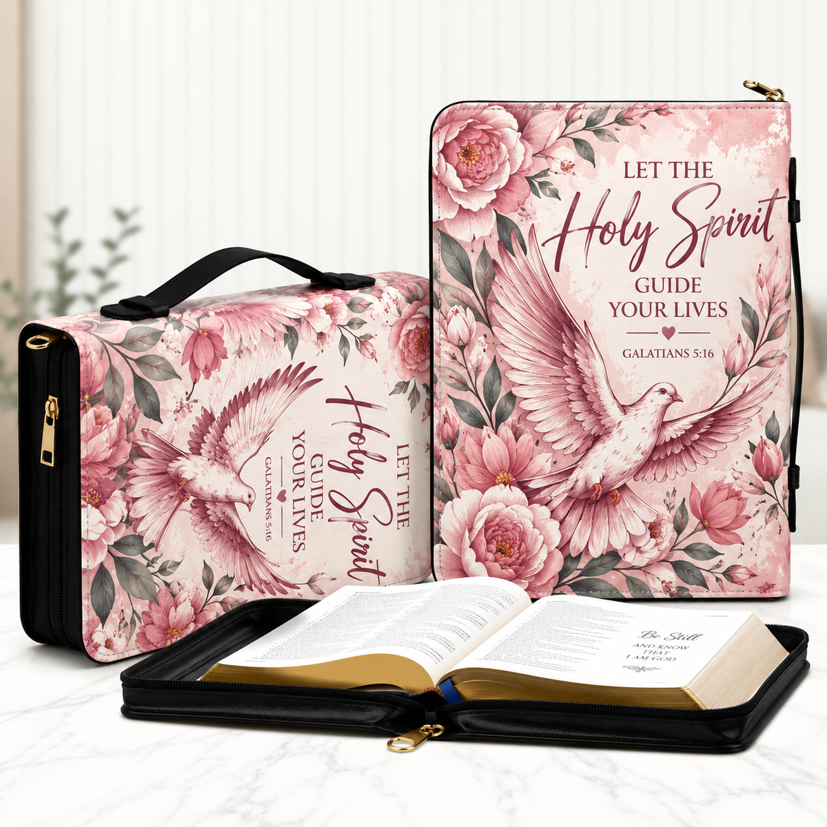 Let The Holy Spirit Guide Your Lives Bible Cover