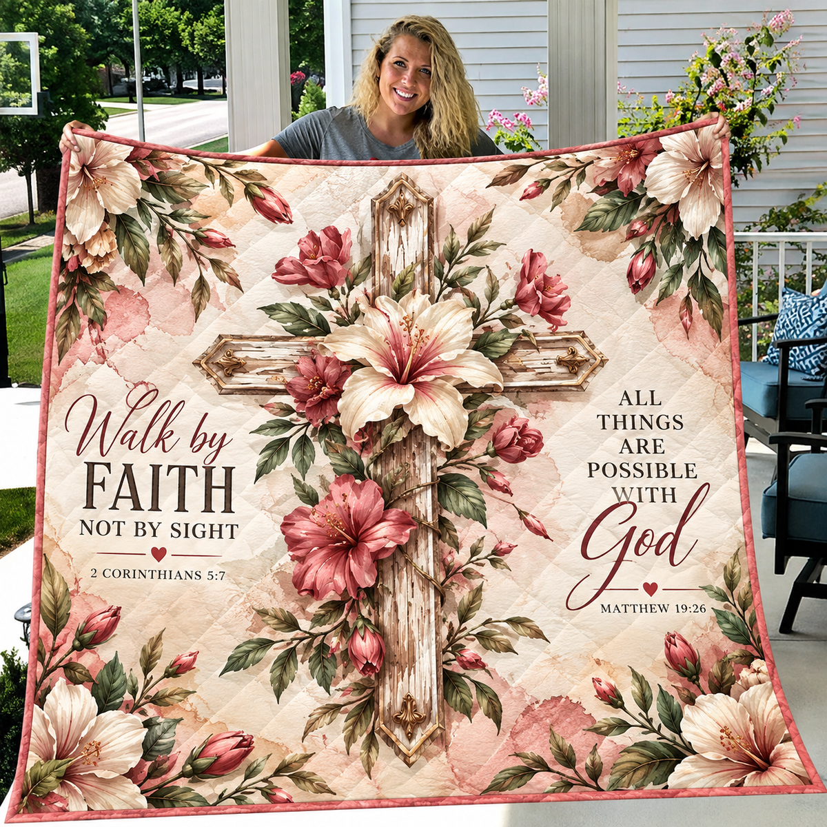 Walk By Faith Not By Sight Quilt