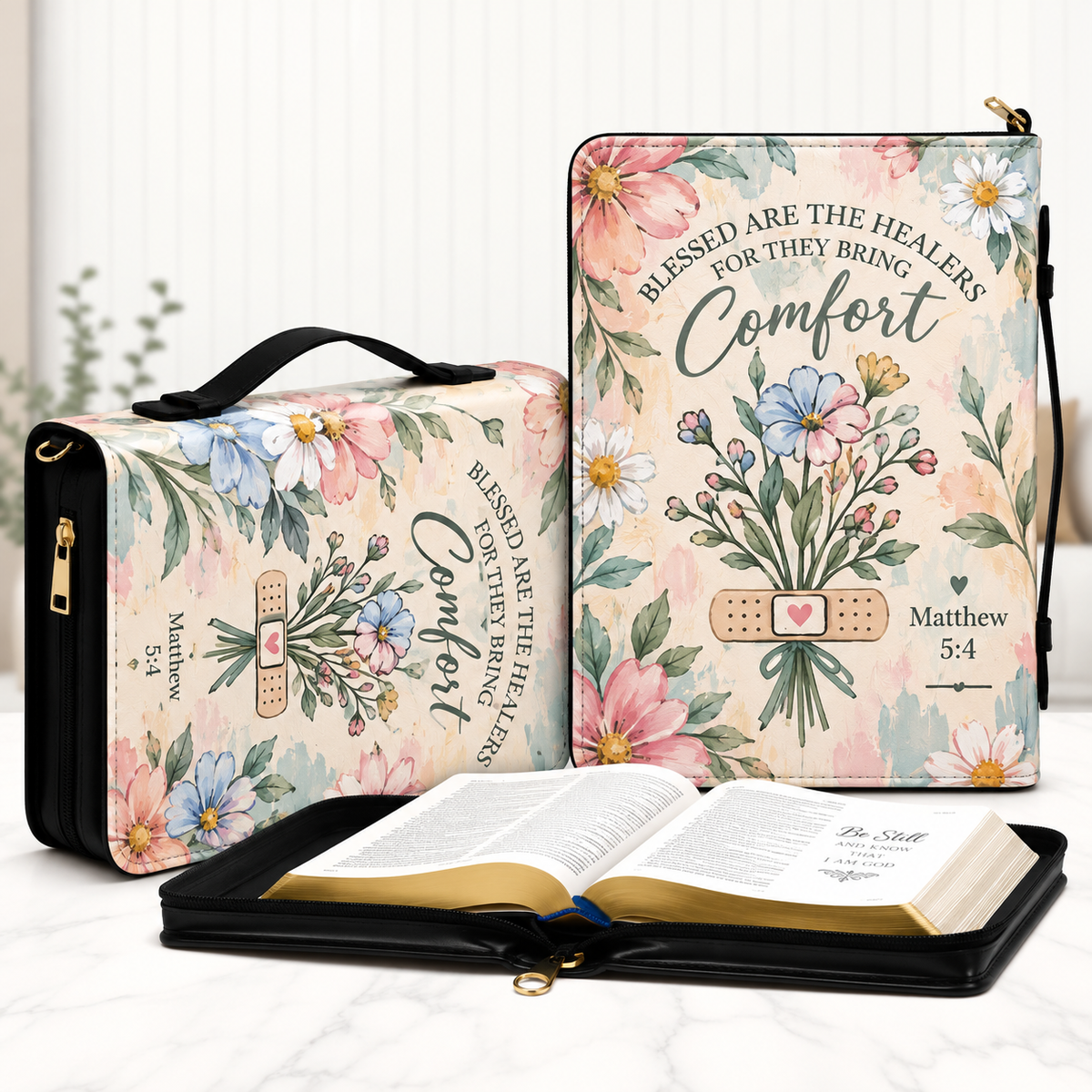 Blessed Are The Healers Bible Cover