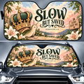 Slow But Saved Snail Car Sun Shade
