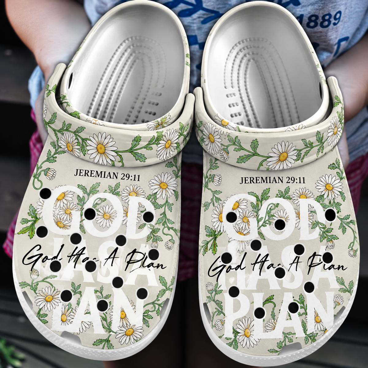 God Has A Plan Daisy Vine Clogs Shoes