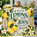 Life Gave Me Lemons But My Jesus He Be Makin Lemonade Quilt