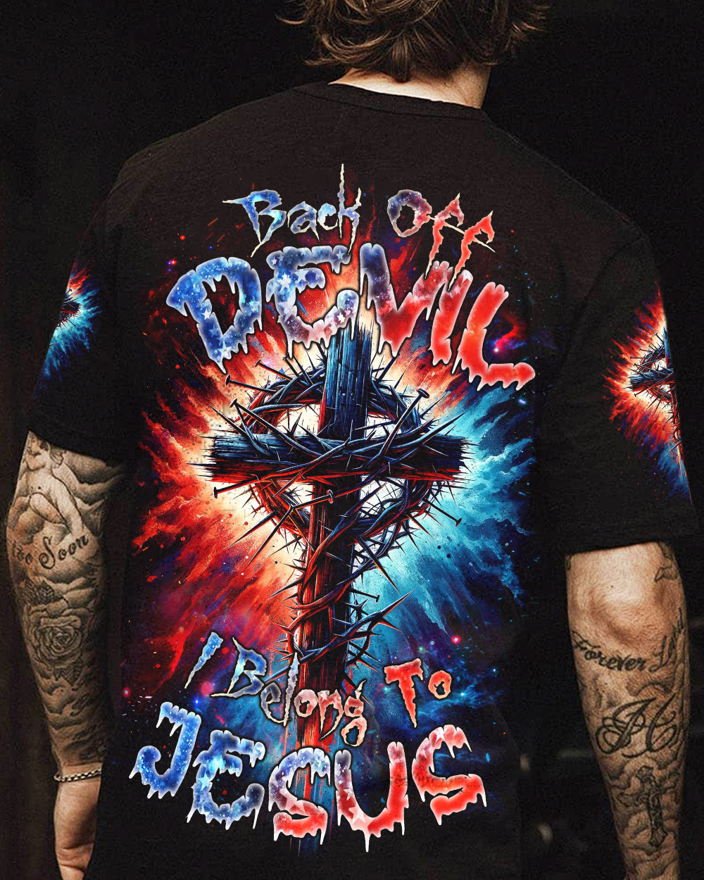 I Belong To Jesus Cross Men's All Over Print Shirt - Trunx242815