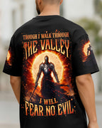 I Will Fear No Evil Warrior Men's All Over Print Shirt - Trunx208888