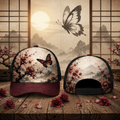 Butterfly & Cherry Blossom Classic Cap