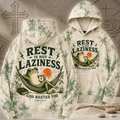 Frog Hammock Rest Is Not Laziness Hoodie