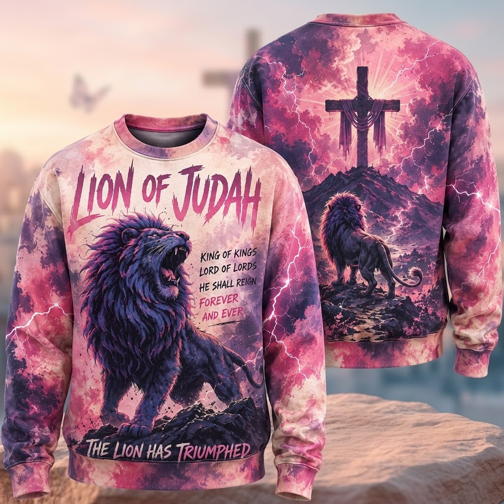 Lion Of Judah King Of Kings Sweatshirt
