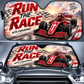 Run The Race Formula Car Sun Shade