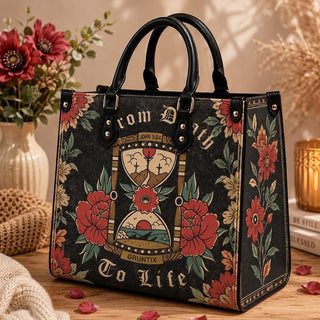 From Death To Life PU Leather Handbag