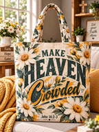 Make Heaven Crowded Daisy Tote Bag