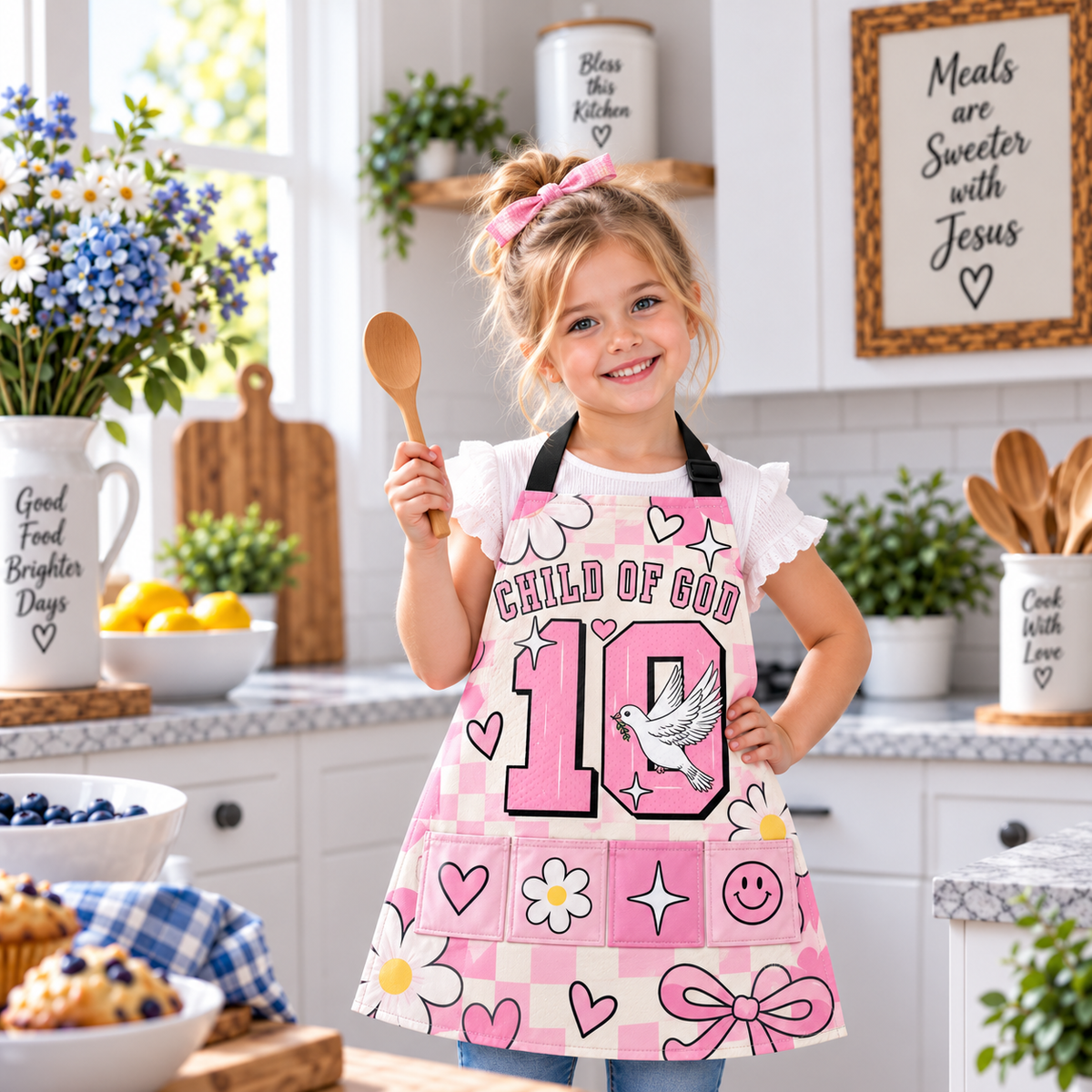 Child Of God 10 Dove Kids Apron