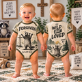Forgiven But Still Feral Raccoon Baby Bodysuit